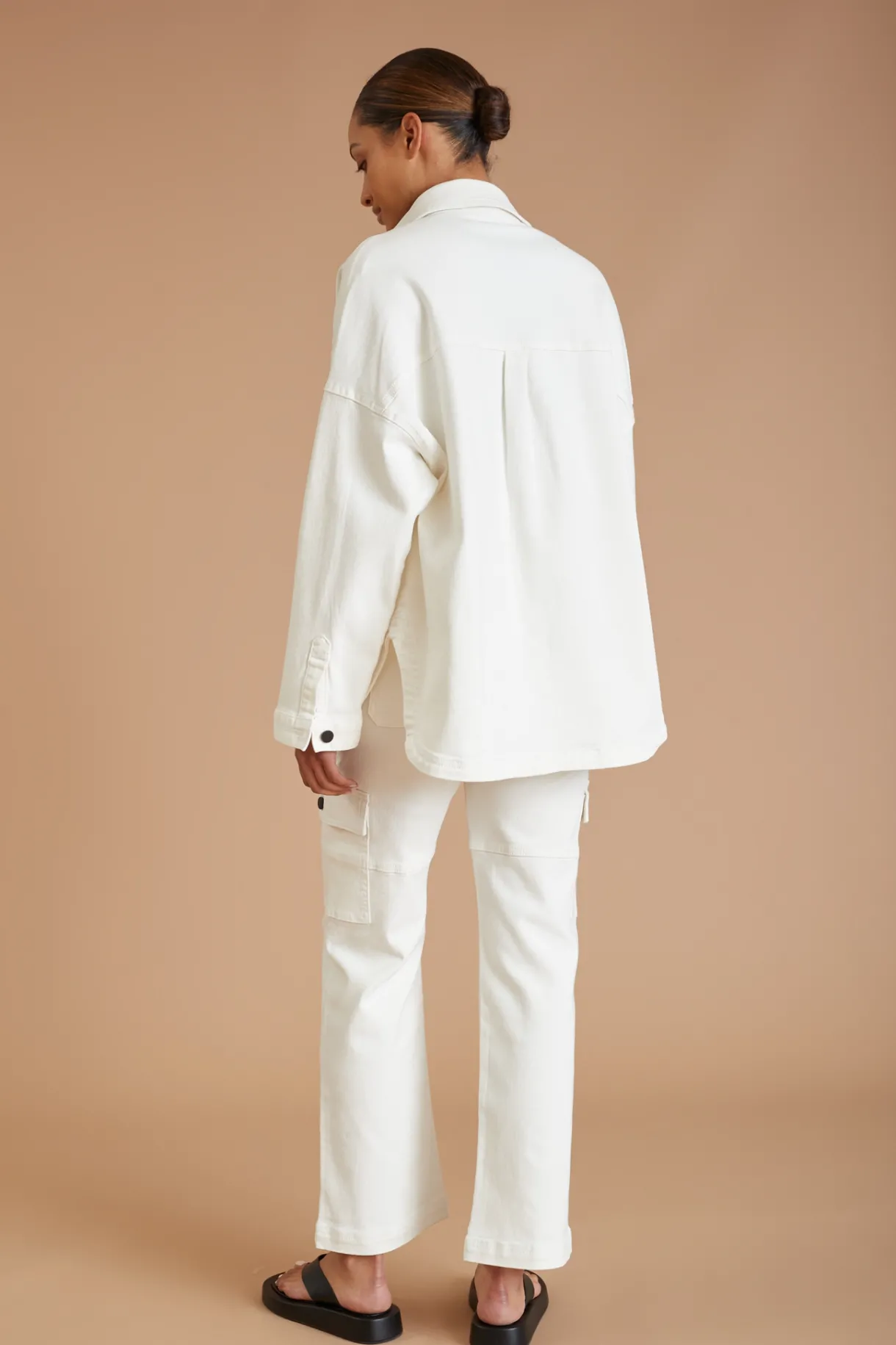 Shirts | Jumpers & Hoodies<ALL FENIX AF Denim Longsleeve Shirt White