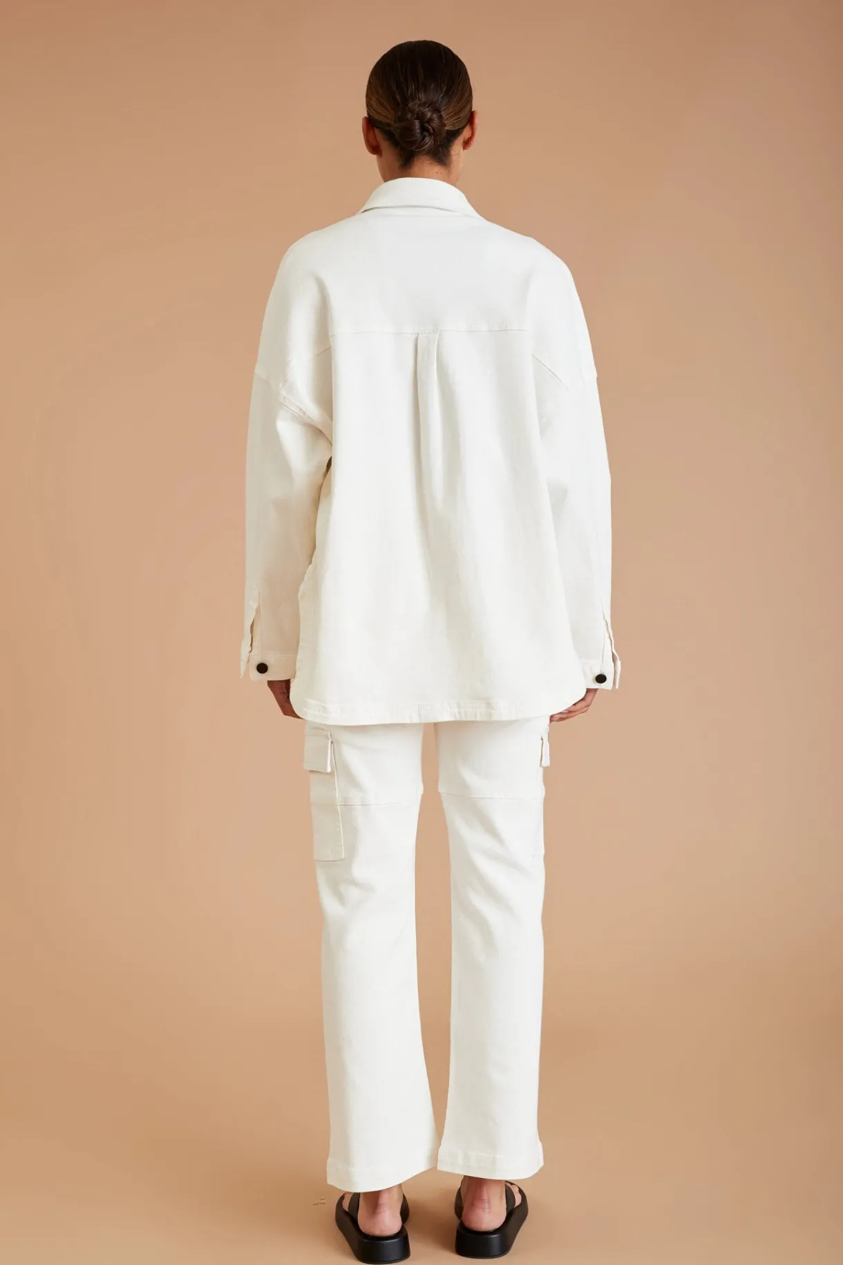 Shirts | Jumpers & Hoodies<ALL FENIX AF Denim Longsleeve Shirt White