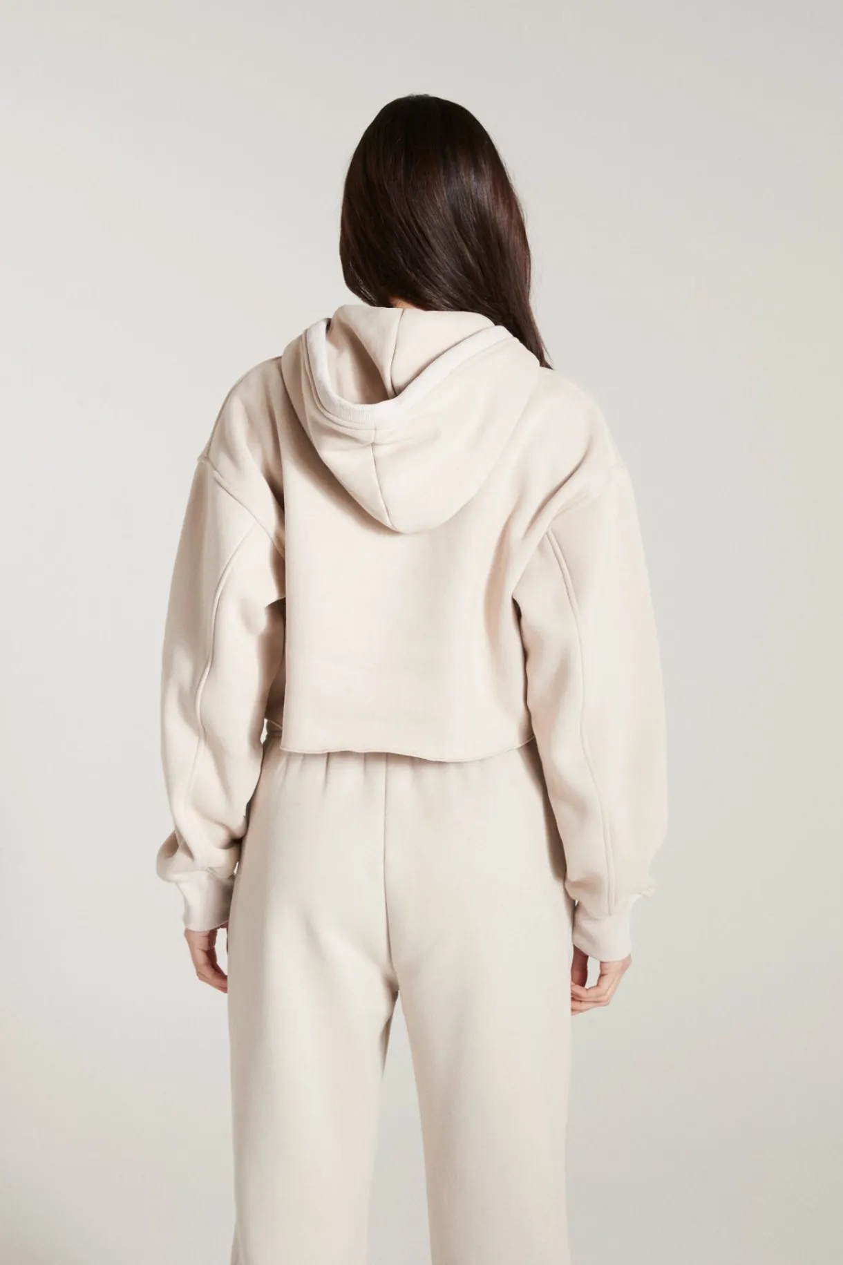 Jumpers & Hoodies<ALL FENIX Circuit Crop Hoodie Stone