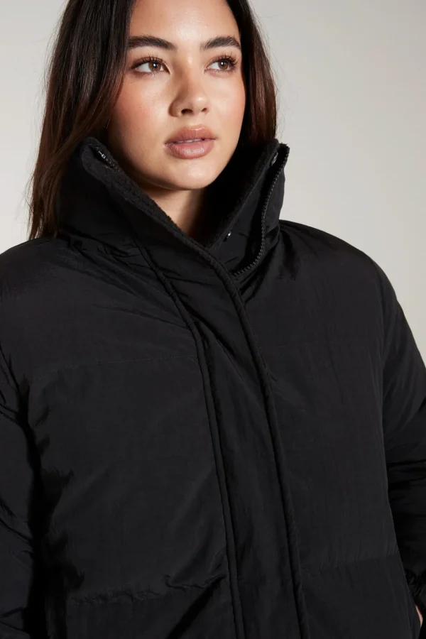 Jackets<ALL FENIX Shearling Reversible Puffer Jacket Black
