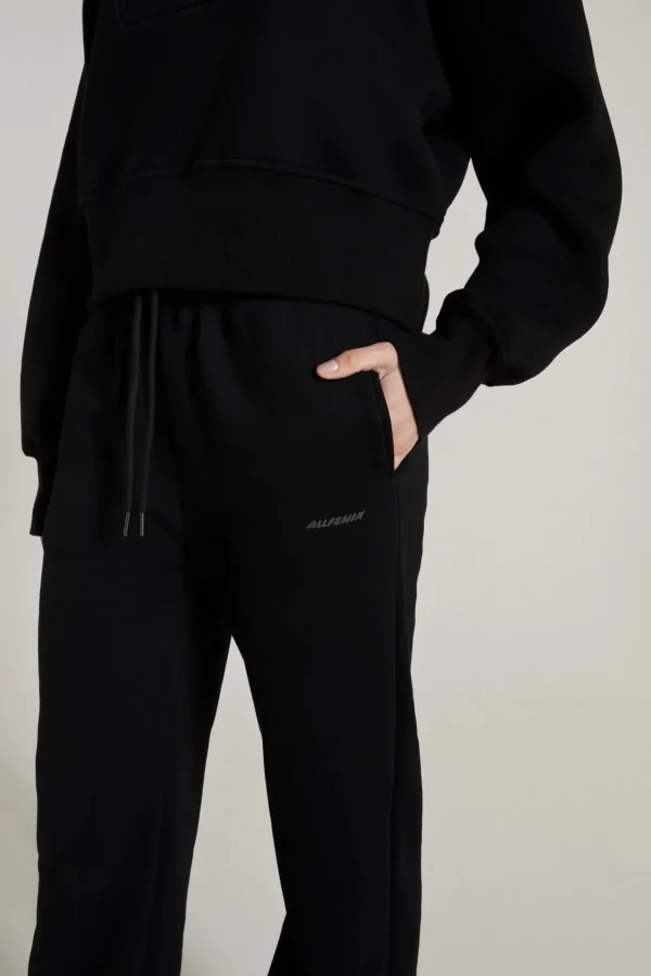 Track Pants<ALL FENIX Signature Wide Leg Track Pant Black