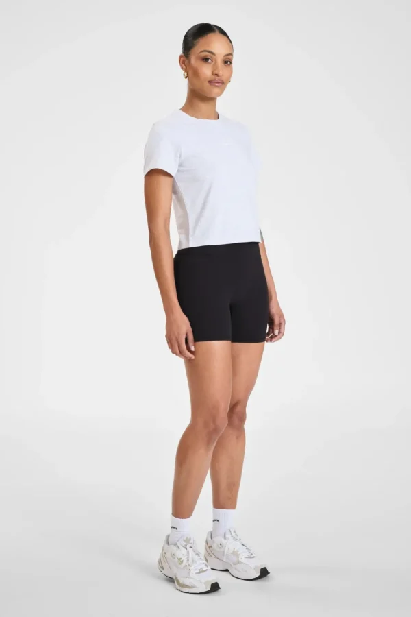 Tees & Tanks<ALL FENIX ALLFENIX Baby Tee WhiteMarle