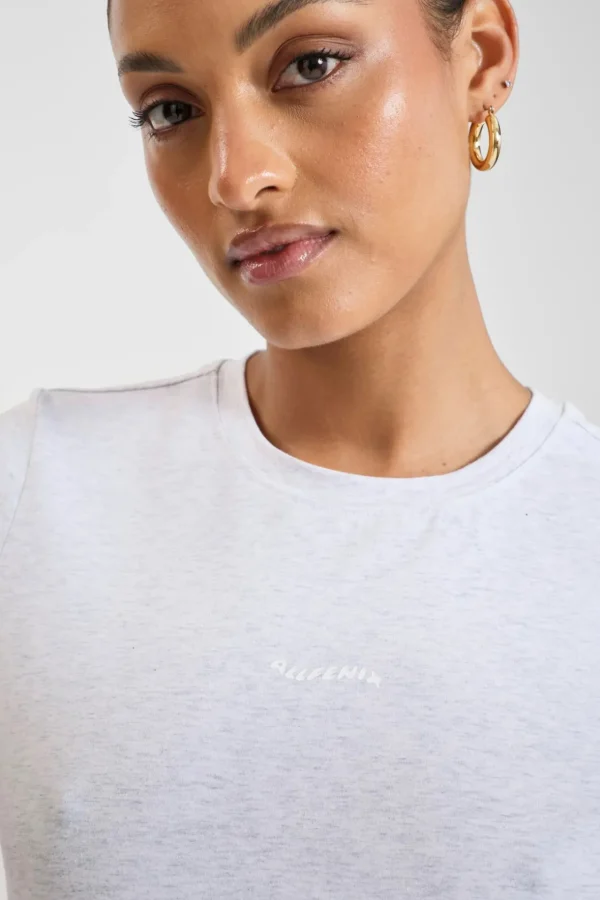 Tees & Tanks<ALL FENIX ALLFENIX Baby Tee WhiteMarle