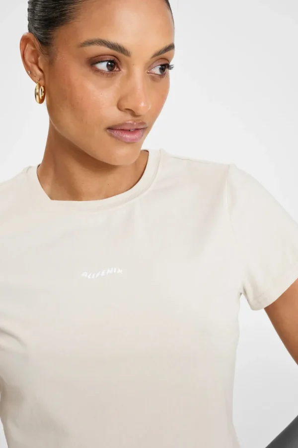 Tees & Tanks<ALL FENIX ALLFENIX Baby Tee Stone