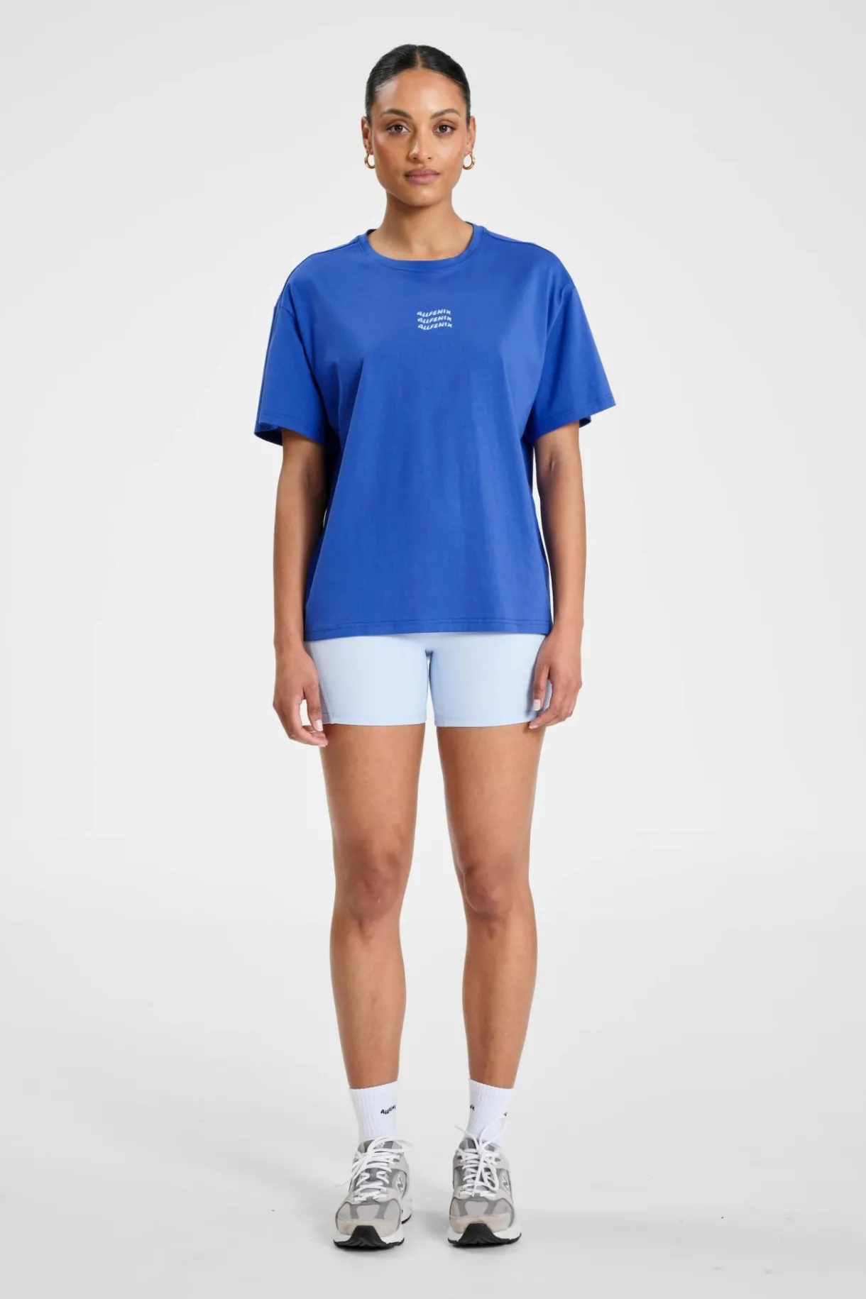 Tees & Tanks<ALL FENIX ALLFENIX Waves Logo Tee SicilyBlue