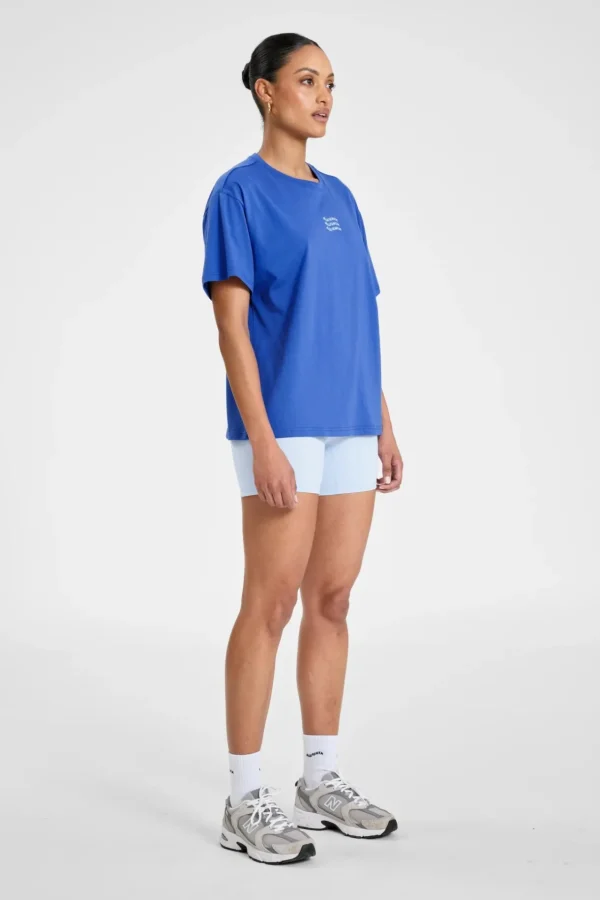 Tees & Tanks<ALL FENIX ALLFENIX Waves Logo Tee SicilyBlue