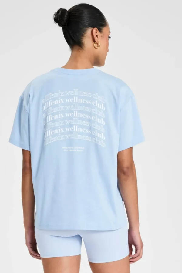 Tees & Tanks<ALL FENIX ALLFENIX Wellness Series Tee SkyBlue