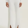Pants | Knitwear<ALL FENIX Amelia Rib Pant White