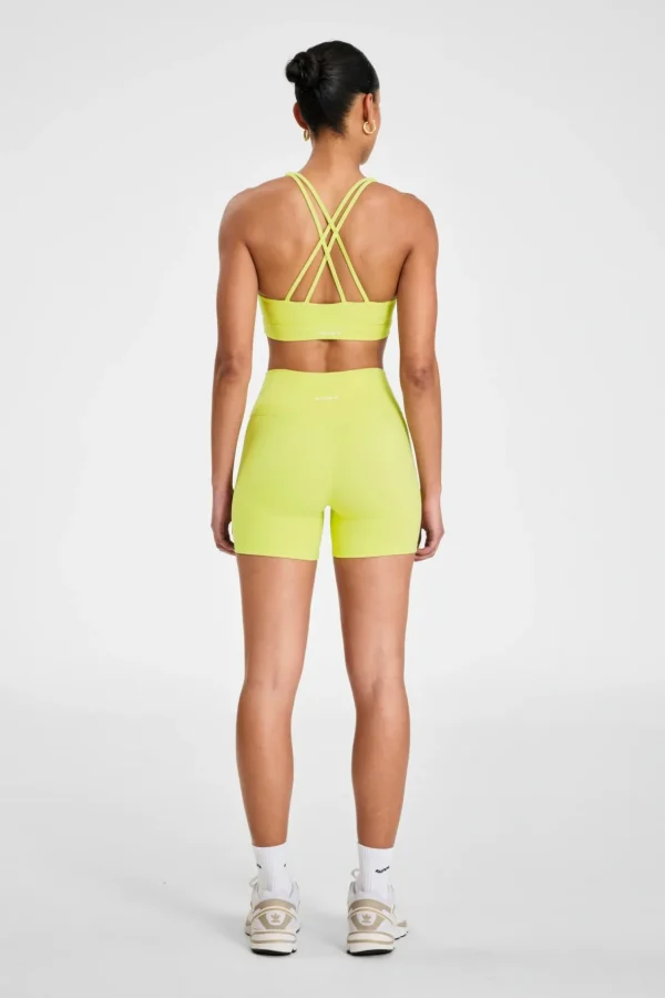 Sports Bras<ALL FENIX CLOUDCORE Cross Back Sports Bra Lime