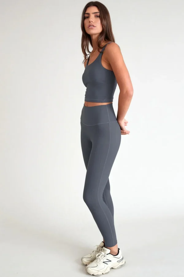 7/8 Leggings<ALL FENIX EcoRib 7/8 Legging Steel