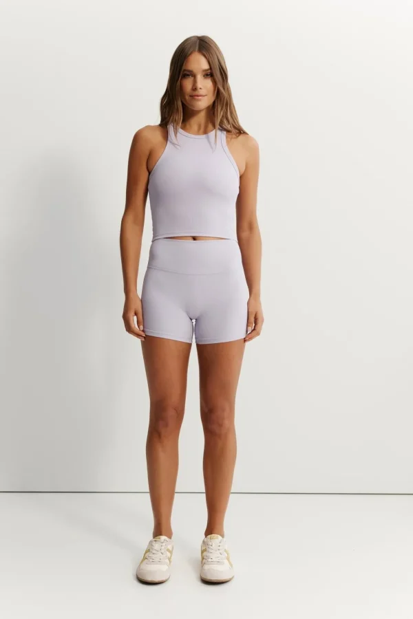 Tees & Tanks | Sports Bras<ALL FENIX EcoRib Racer Crop Lilac