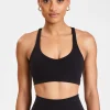 Sports Bras<ALL FENIX EcoSculpt Cross Back Sports Bra Black