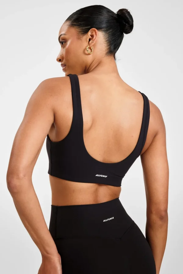 Sports Bras<ALL FENIX EcoSculpt Open Back Sports Bra Black