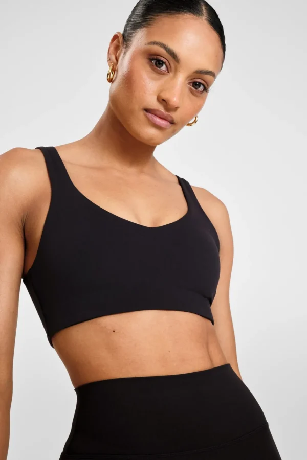 Sports Bras<ALL FENIX EcoSculpt Open Back Sports Bra Black