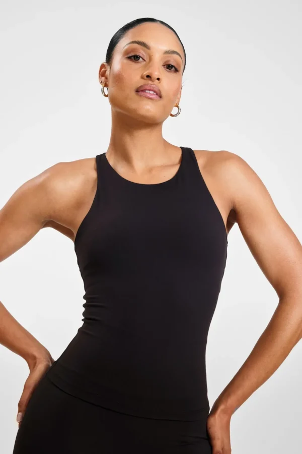 Tees & Tanks<ALL FENIX EcoSculpt Racer Tank Black