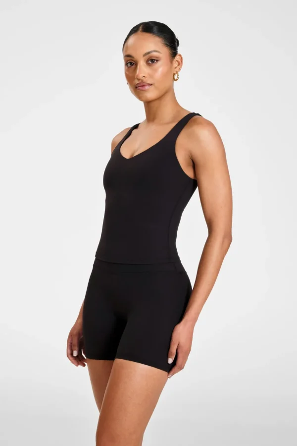 Tees & Tanks<ALL FENIX EcoSculpt V-Neck Tank Black