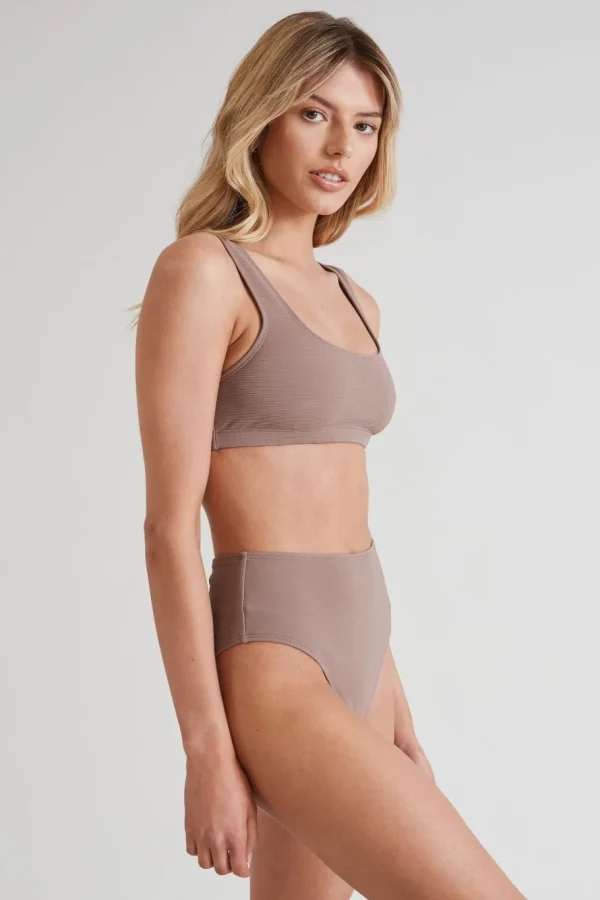 Bottoms<ALL FENIX Paloma High Waisted Brief Brown