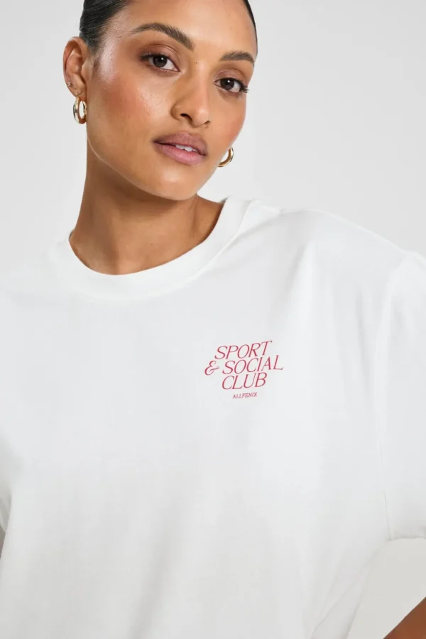 Tees & Tanks<ALL FENIX Sport and Social Club Tee Cherry