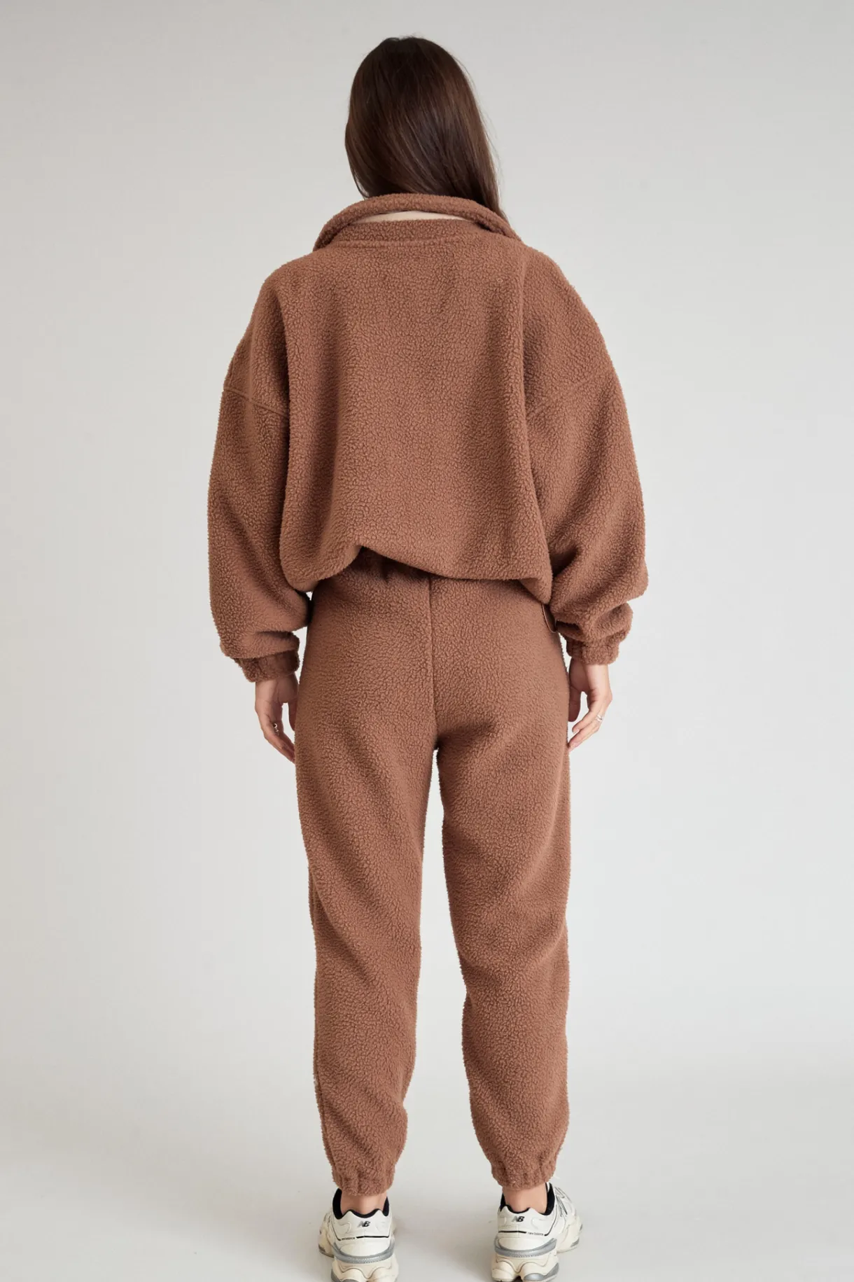 Track Pants<ALL FENIX Teddy Fleece Pant Latte