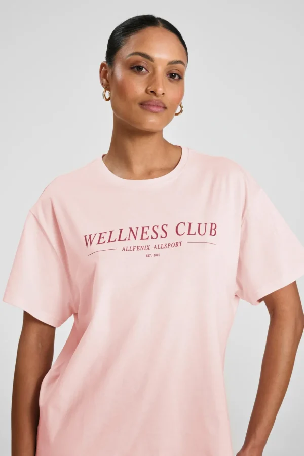 Tees & Tanks<ALL FENIX Wellness Club All Sport Tee Blush